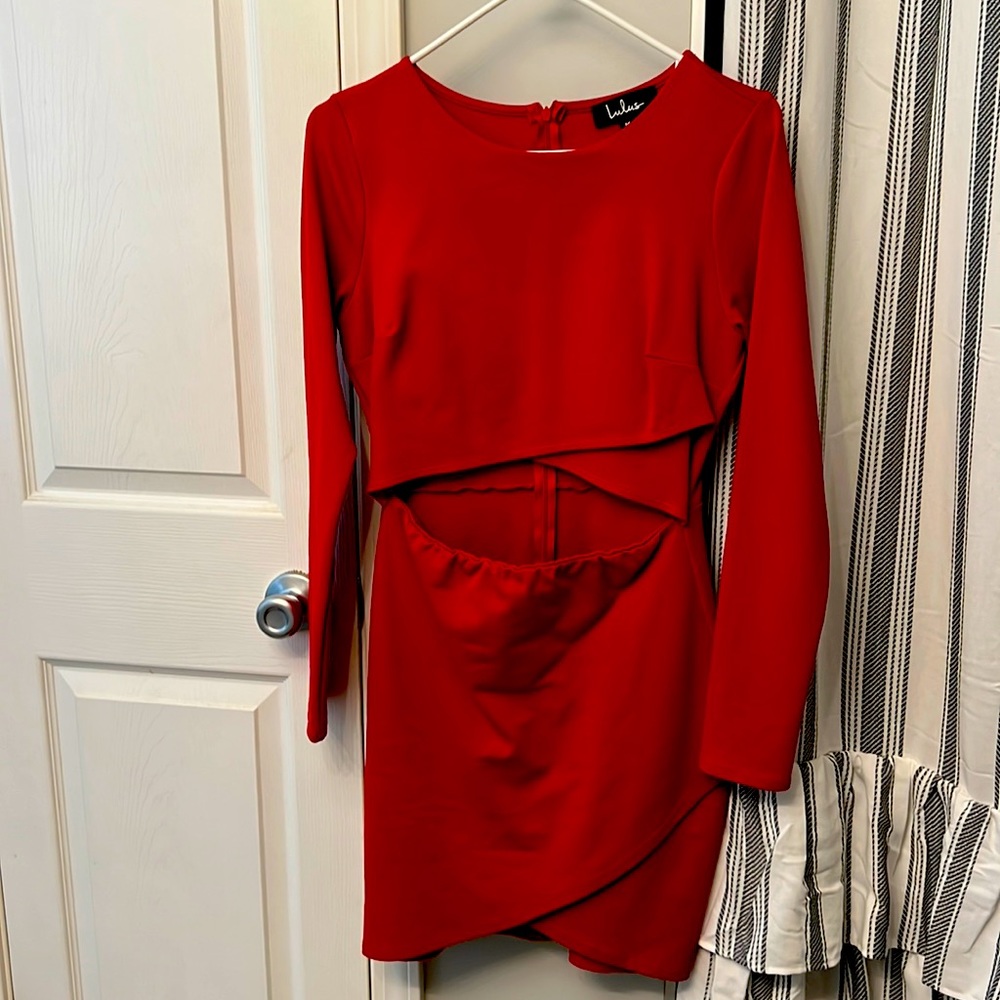 Lulus Red Bodycon dress size Medium